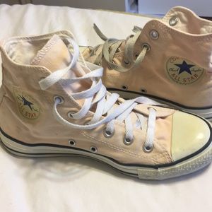 Light pink one of a kind converse